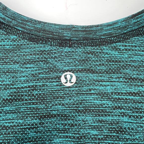 Lululemon Mens Metal Vent Tech Long Sleeve Top Spirit Green Black Size M - Picture 7 of 9